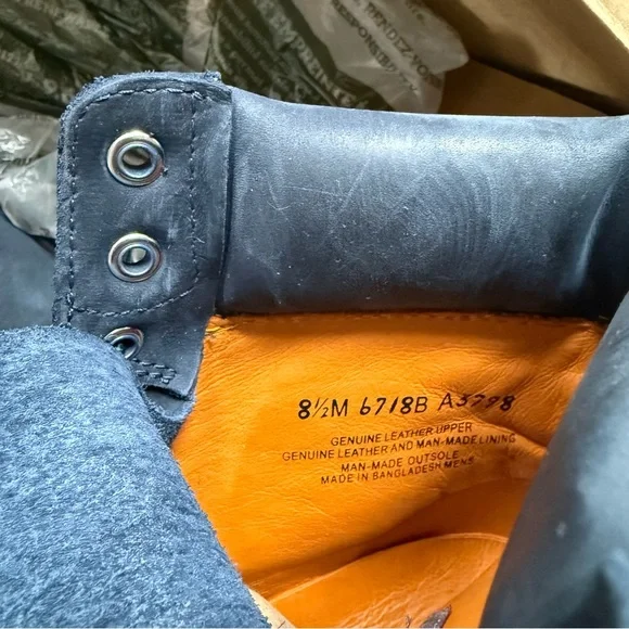 Timberland Men's Navy Boots
